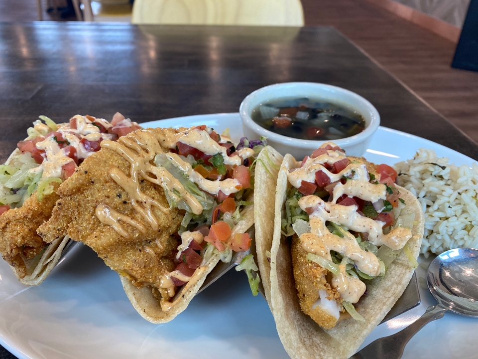Katie's Seafood House Fish Tacos